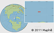 Savanna Style Location Map of the area around 83° 10' 46" N, 112° 7' 30" W