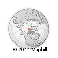 Outline Map of the Area around 83° 10' 46" N, 112° 7' 30" W, rectangular outline