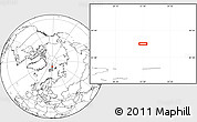 Blank Location Map of the area around 83° 10' 46" N, 31° 31' 29" E