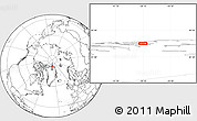 Blank Location Map of the area around 83° 10' 46" N, 38° 10' 29" W