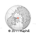 Outline Map of the Area around 83° 10' 46" N, 39° 52' 30" W, rectangular outline