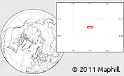 Blank Location Map of the area around 83° 10' 46" N, 4° 10' 30" W
