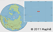 Savanna Style Location Map of the area around 83° 10' 46" N, 83° 22' 30" E