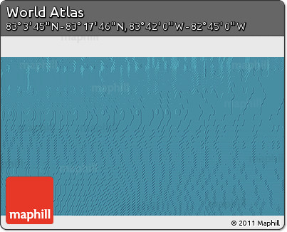 Satellite 3D Map of the Area around 83°&nbsp;10'&nbsp;46"&nbsp;N,&nbsp;83°&nbsp;13'&nbsp;29"&nbsp;W