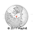 Outline Map of the Area around 83° 23' 16" N, 102° 4' 29" E, rectangular outline