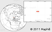 Blank Location Map of the area around 83° 23' 16" N, 104° 28' 29" W