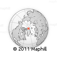 Outline Map of the Area around 83° 23' 16" N, 42° 25' 29" W, rectangular outline