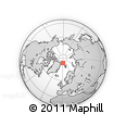 Outline Map of the Area around 83° 35' 41" N, 0° 55' 29" E, rectangular outline