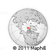 Outline Map of the Area around 83° 35' 41" N, 111° 16' 30" W, rectangular outline