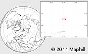 Blank Location Map of the area around 83° 35' 41" N, 33° 13' 30" E