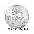 Outline Map of the Area around 83° 35' 41" N, 84° 13' 29" E, rectangular outline