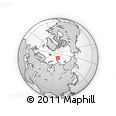Outline Map of the Area around 83° 48' 1" N, 101° 13' 29" E, rectangular outline