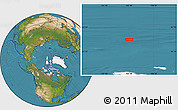 Satellite Location Map of the area around 83° 48' 1" N, 103° 37' 30" W