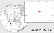 Blank Location Map of the area around 83° 48' 1" N, 104° 28' 29" W