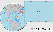 Gray Location Map of the area around 83° 48' 1" N, 104° 28' 29" W