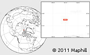 Blank Location Map of the area around 83° 48' 1" N, 106° 10' 30" W