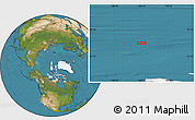 Satellite Location Map of the area around 83° 48' 1" N, 106° 10' 30" W