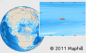 Shaded Relief Location Map of the area around 83° 48' 1" N, 108° 43' 29" W