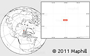 Blank Location Map of the area around 83° 48' 1" N, 109° 34' 29" W