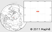 Blank Location Map of the area around 83° 48' 1" N, 91° 1' 30" E