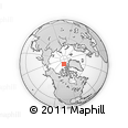 Outline Map of the Area around 84° 0' 16" N, 107° 1' 30" W, rectangular outline