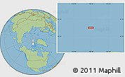 Savanna Style Location Map of the area around 84° 0' 16" N, 108° 43' 29" W