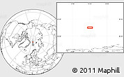 Blank Location Map of the area around 84° 0' 16" N, 15° 22' 30" E