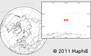 Blank Location Map of the area around 84° 0' 16" N, 23° 1' 29" E