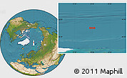 Satellite Location Map of the area around 84° 0' 16" N, 30° 40' 29" E