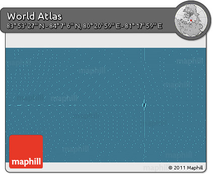 Satellite 3D Map of the Area around 84° 0' 16" N, 80° 49' 29" E