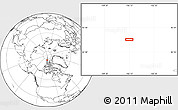 Blank Location Map of the area around 84° 12' 27" N, 106° 10' 30" W