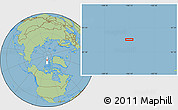 Savanna Style Location Map of the area around 84° 12' 27" N, 106° 10' 30" W