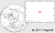 Blank Location Map of the area around 84° 24' 32" N, 28° 7' 30" E