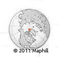 Outline Map of the Area around 84° 24' 32" N, 81° 31' 30" W, rectangular outline