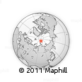 Outline Map of the Area around 84° 48' 28" N, 102° 4' 29" E, rectangular outline