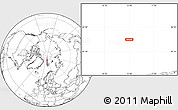 Blank Location Map of the area around 84° 48' 28" N, 13° 40' 30" E