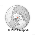 Outline Map of the Area around 84° 48' 28" N, 67° 4' 29" W, rectangular outline