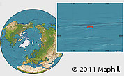 Satellite Location Map of the area around 85° 0' 19" N, 14° 31' 30" E