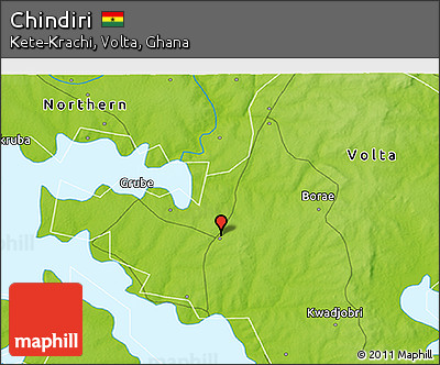 Physical 3D Map of Chindiri
