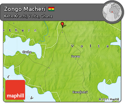 Physical Map of Zongo Macheri