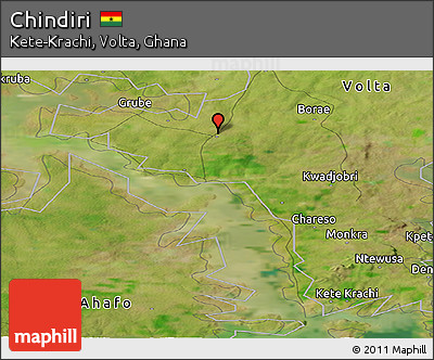 Satellite Panoramic Map of Chindiri