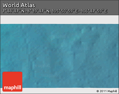 Satellite 3D Map of the Area around 8° 2' 17" N, 106° 19' 29" E