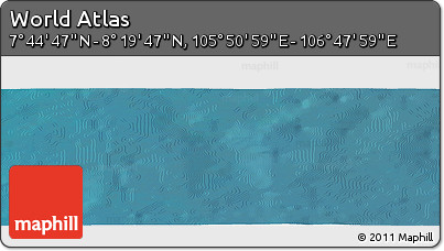Satellite Panoramic Map of the Area around 8° 2' 17" N, 106° 19' 29" E
