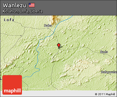 Physical 3D Map of Wanlezu