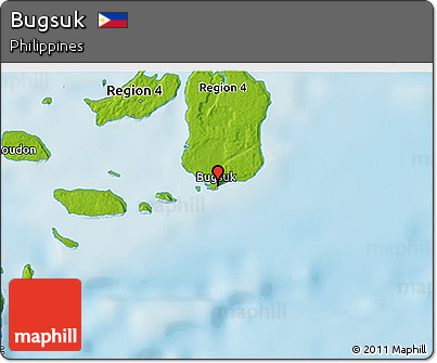 Physical 3D Map of Bugsuk