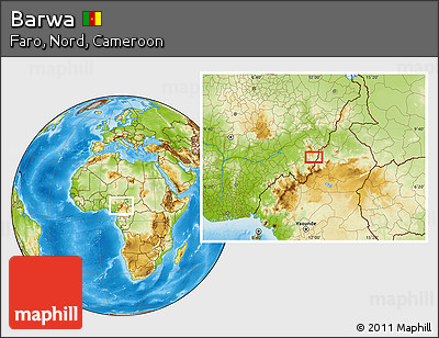 Physical Location Map of Barwa