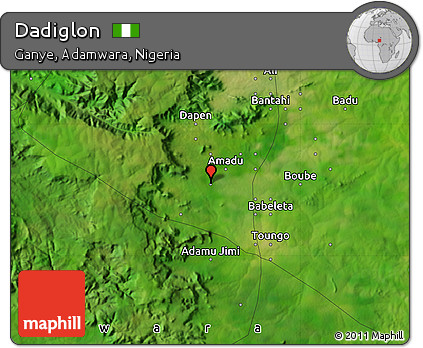 Satellite Map of Dadiglon
