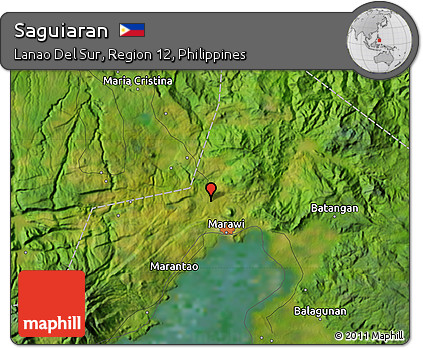 Satellite Map of Saguiaran