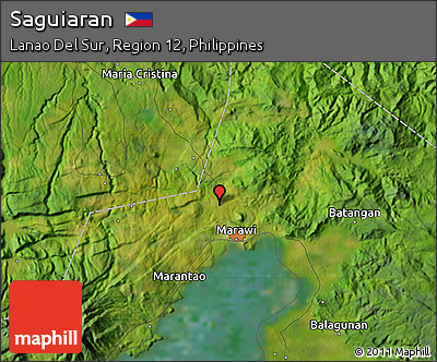 Satellite Map of Saguiaran