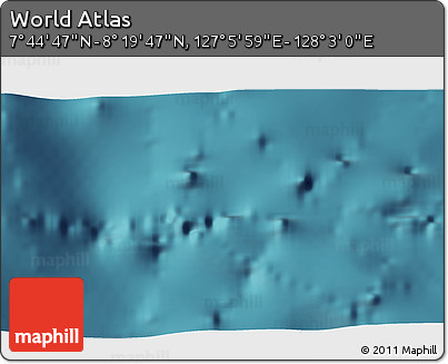 Satellite 3D Map of the Area around 8° 2' 17" N, 127° 34' 30" E
